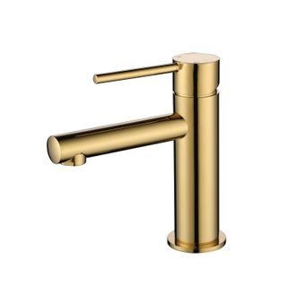 Star Mini PVD Polished Brass 25mm Basin Mixer