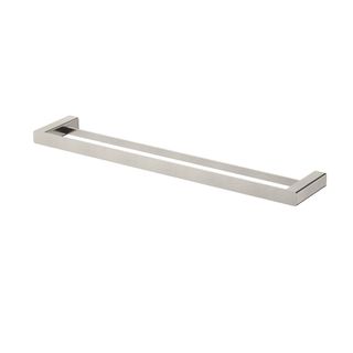 Nova Double Towel Rail 600mm Pvd Brushed Nickel