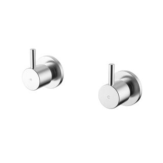 Star Mini Wall Top Assemblies Electroplated Brushed Chrome