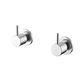 Star Mini Wall Top Assemblies Electroplated Brushed Chrome