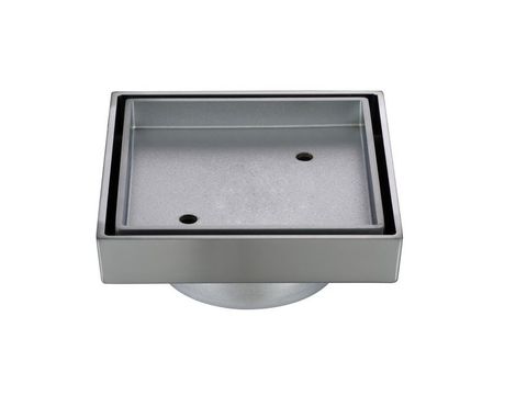 MN Tile Insert 115mm/75mm Outlet Electroplated Brushed Chrome