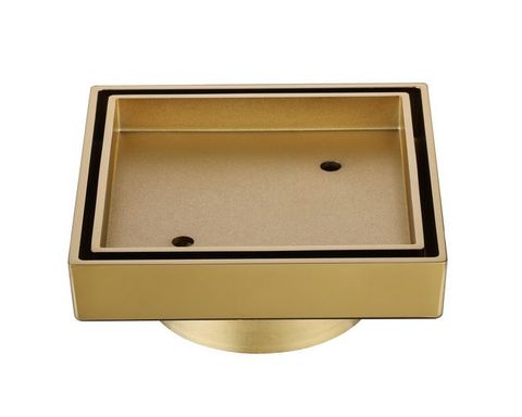 MN Tile Insert 115mm/75mm Outlet Pvd Polished Brass