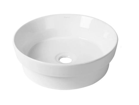 Semi Inset Round 355x355x120 Gloss White Basin