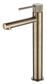 Star Mini High Rise Basin Mixer With Knurled Handle Pvd Brushed Nickel