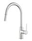 Star Mini Pull Out Kitchen Mixer With Knurled Handle Electroplated Chrome