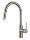 Star Mini Pull Out Kitchen Mixer With Knurled Handle Pvd Brushed Nickel