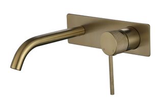 Star Mini Wall Combination With Knurled Handle Pvd Brushed Bronze