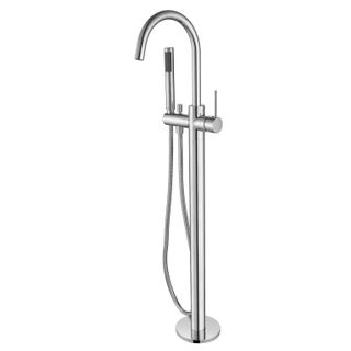 Star Mini Freestanding Bath Mixer With Handshower Electroplated Chrome