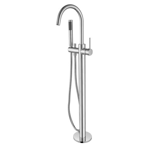 Star Mini Freestanding Bath Mixer With Handshower Electroplated Chrome