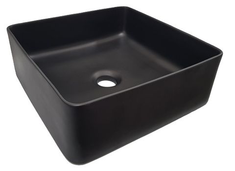 Talinn Matte Black A/c Basin360x360x130