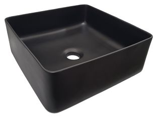 Talinn Matte Black A/c Basin360x360x130