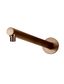 Round Wall Shower Arm 400mm Lustre Bronze