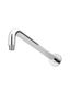 Round Wall Shower Curved Arm 400mm Chrome