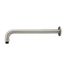 Round Wall Shower Curved Arm 400mm Brushed Nickel