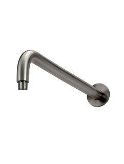 Round Wall Shower Curved Arm 400mm Shadow