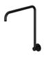 High Rise Shower Arm Matte Black