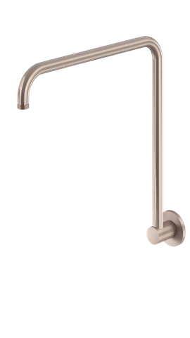 High Rise Shower Arm Champagne