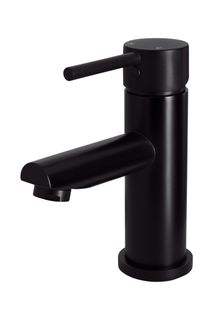 Round Basin Mixer  Matte Black