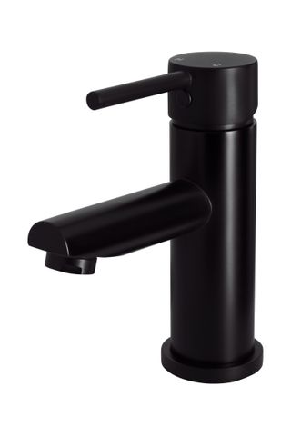 Round Basin Mixer  Matte Black