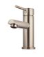 Round Basin Mixer  Champagne