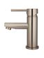 Round Basin Mixer  Champagne