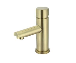 Round Basin Mixer - Pinless Handle Tiger Bronze