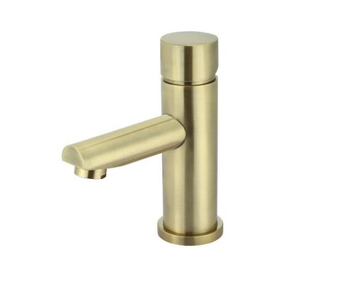 Round Basin Mixer - Pinless Handle Tiger Bronze