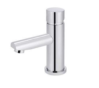Round Basin Mixer - Pinless Handle Chrome