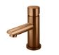 Round Basin Mixer - Pinless Handle Lustre Bronze