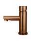 Round Basin Mixer - Pinless Handle Lustre Bronze