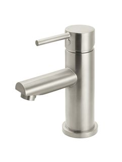 Round Basin Mixer  Brushed Nickel