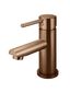 Round Basin Mixer  Lustre Bronze