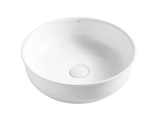 Bronte Round 390x390x130 Gloss White Basin