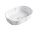 Bronte Oval 500x350x130 Carrara Basin