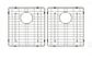 Lavello Protection Grid for MKSP-D860440 (2pcs) Stainless Steel