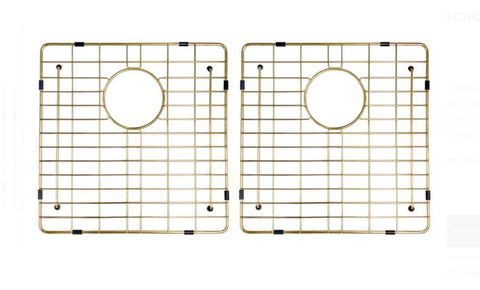 Lavello Protection Grid for MKSP-D860440 (2pcs)  Brushed Bronze Gold