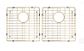 Lavello Protection Grid for MKSP-D860440 (2pcs)  Brushed Bronze Gold