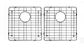 Lavello Protection Grid for MKSP-D860440 (2pcs)  Gunmetal