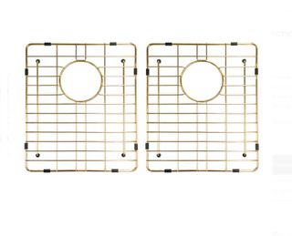 Lavello Protection Grid for MKSP-D760440 (2pcs)  Brushed Bronze Gold