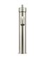 Round Tall Curved Basin Mixer  Brushed Nickel