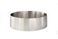 Steel Round Bathroom Basin 380 x 110 Brushed Nickel