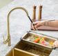 Kitchen Sink Colander  Brushed Bronze Gold