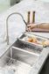 Kitchen Sink Colander  Brushed Nickel