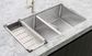 Kitchen Sink Colander  Brushed Nickel