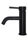 Round Basin Mixer Curved  Matte Black