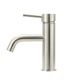 Round Basin Mixer Curved  Brushed Nickel