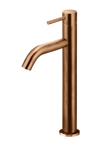 Piccola Tall Basin Mixer Tap Lustre Bronze