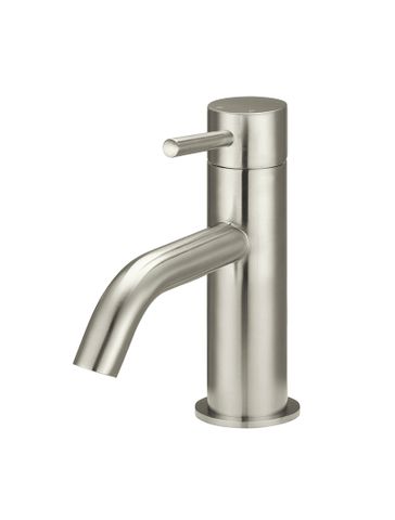 Piccola Basin Mixer Tap  Brushed Nickel