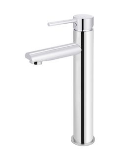 Round Tall Basin Mixer Chrome