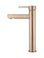 Round Tall Basin Mixer Champagne